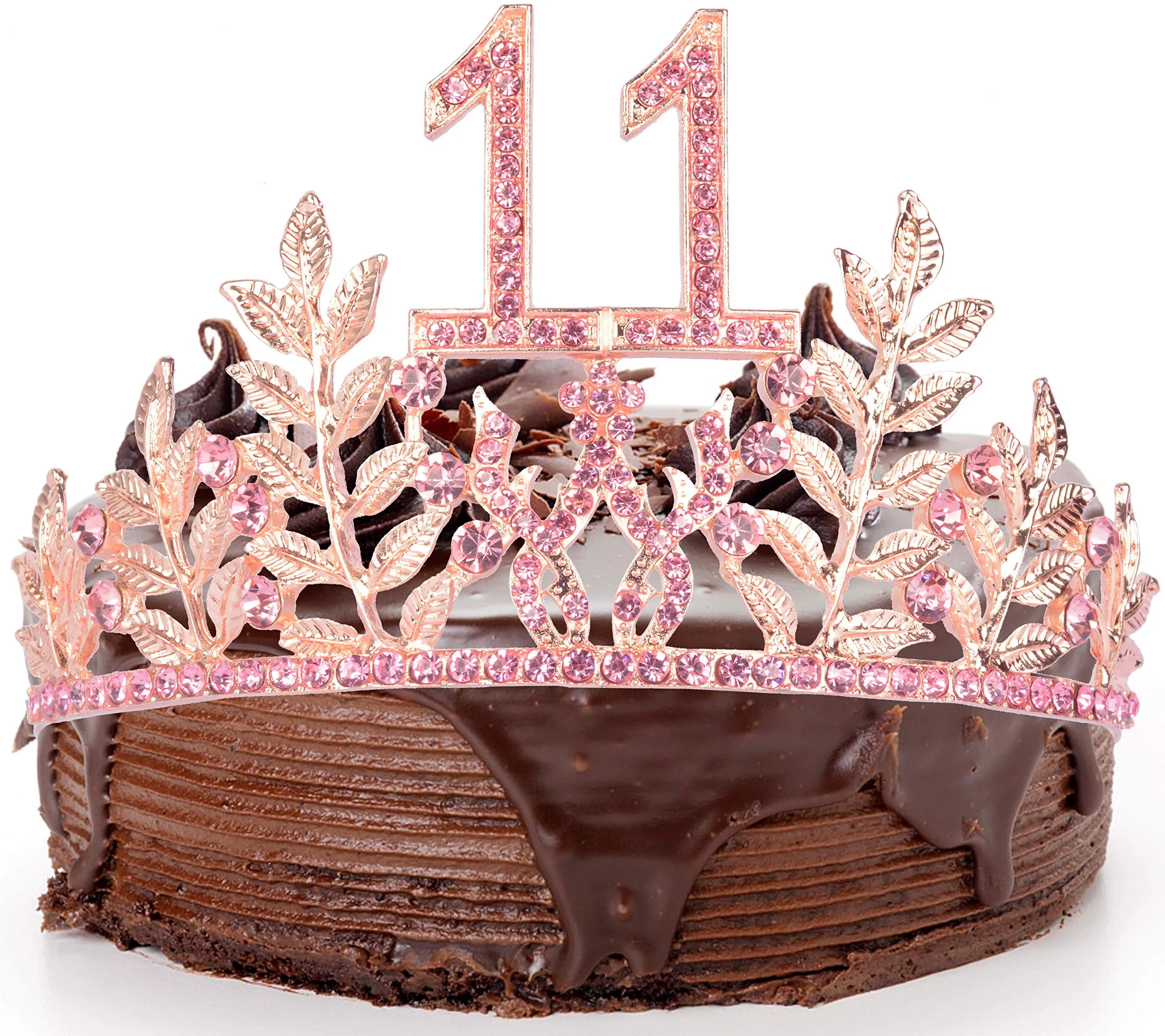 11th Birthday Gifts for Girls, 11th Birthday Tiara and Sash, 11 Fabulous Sash and Crystal