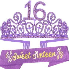 16th Birthday, 16th Birthday Gifts for Girls, 16th Birthday Crown, 16th Birthday Tiara