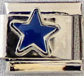 Blue star 9mm Charm