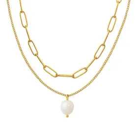 Double the gold with a pearl – Tarnish Proof Jewellery