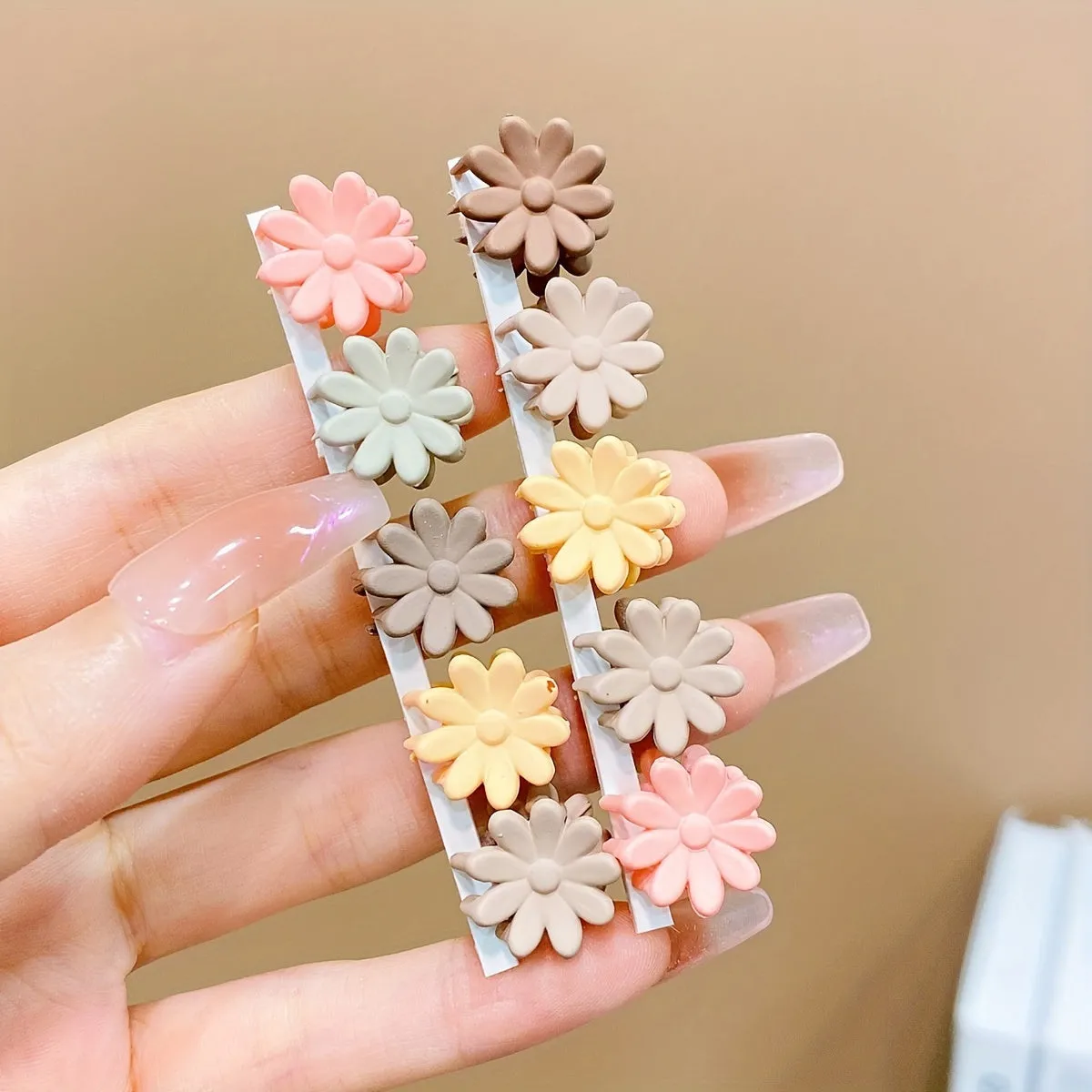 Girls Delight Cute Floral Hair Clips Perfect Gift Accessory