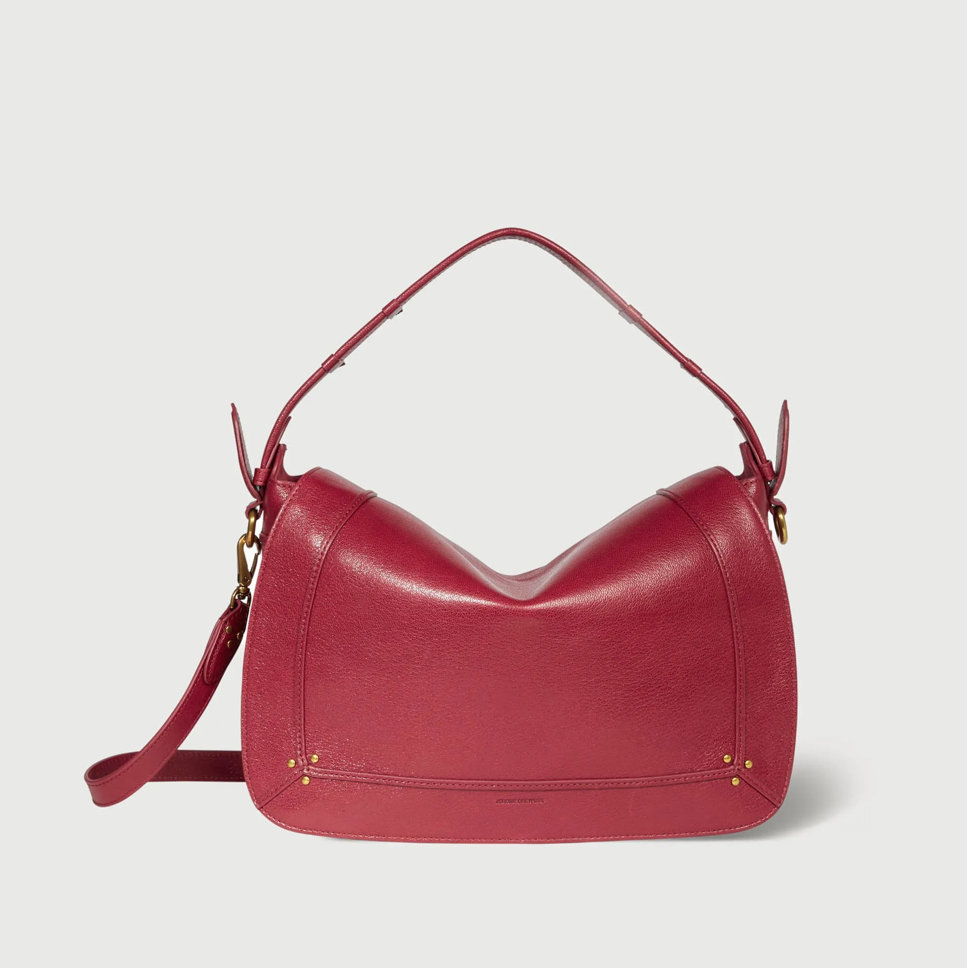 JEROME DREYFUSS SHOULDER BAG PEPITO L CH RED