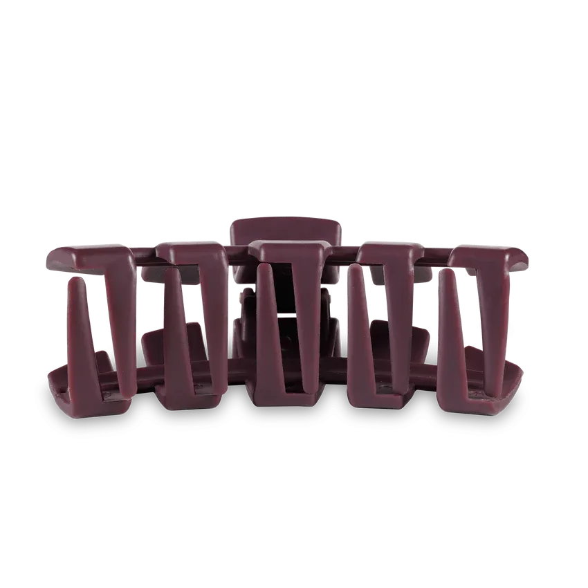 Large Teleties Claw Clip - Burgundy Bliss