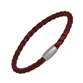 Mag-5 Woven Bordeaux Red Bracelet