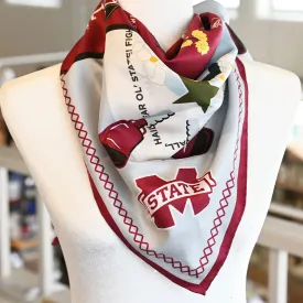 Mississippi State Bulldogs Saturday Scarf