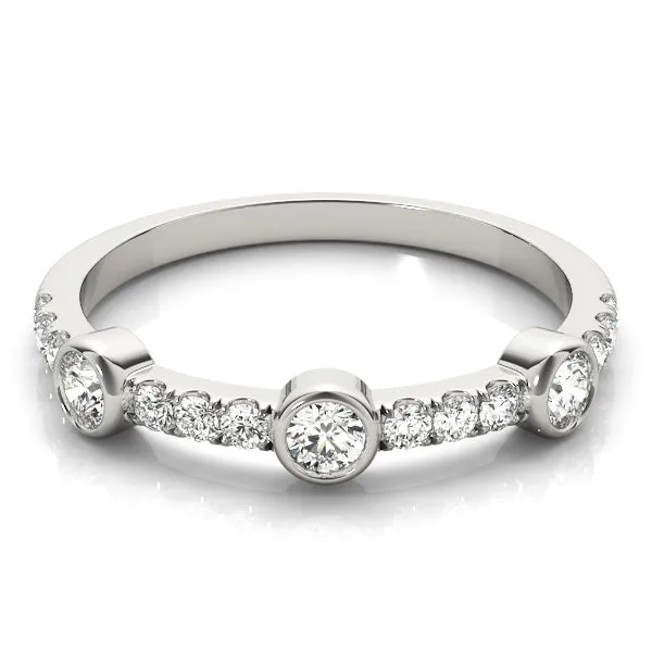 Peyton Women's Diamond Stacker Wedding Ring