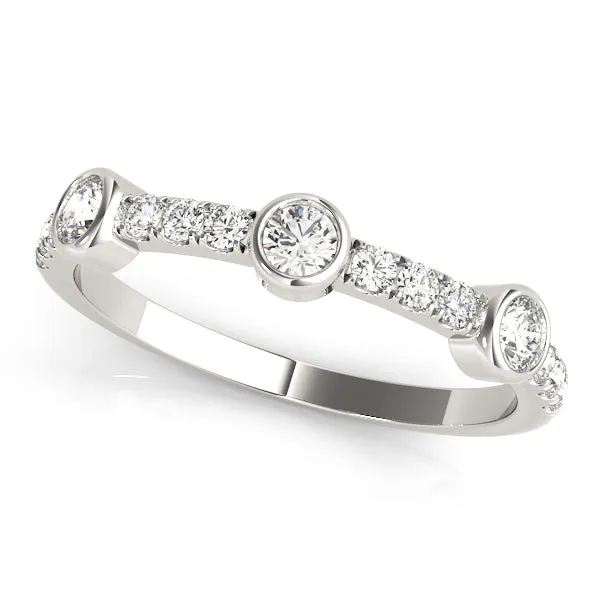 Peyton Women's Diamond Stacker Wedding Ring