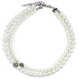 Renata Colored Pearl and Crystal Necklace