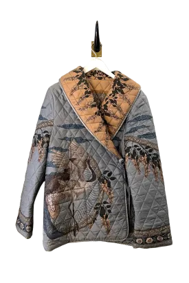 Sabina Savage "The Song Deer" Quilted Jacket Coal