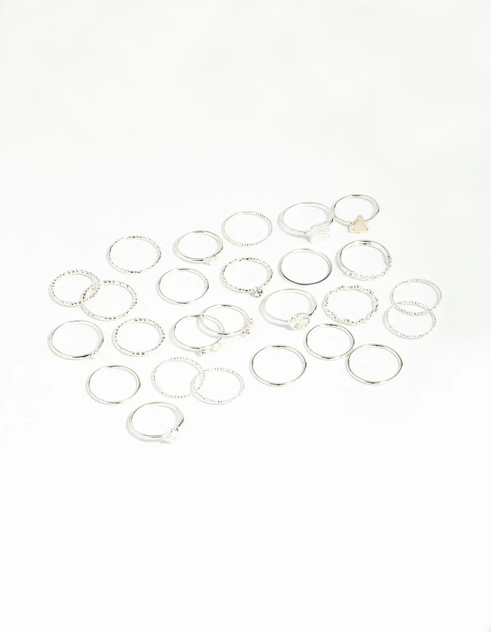 Silver Diacut Ring 26-Pack