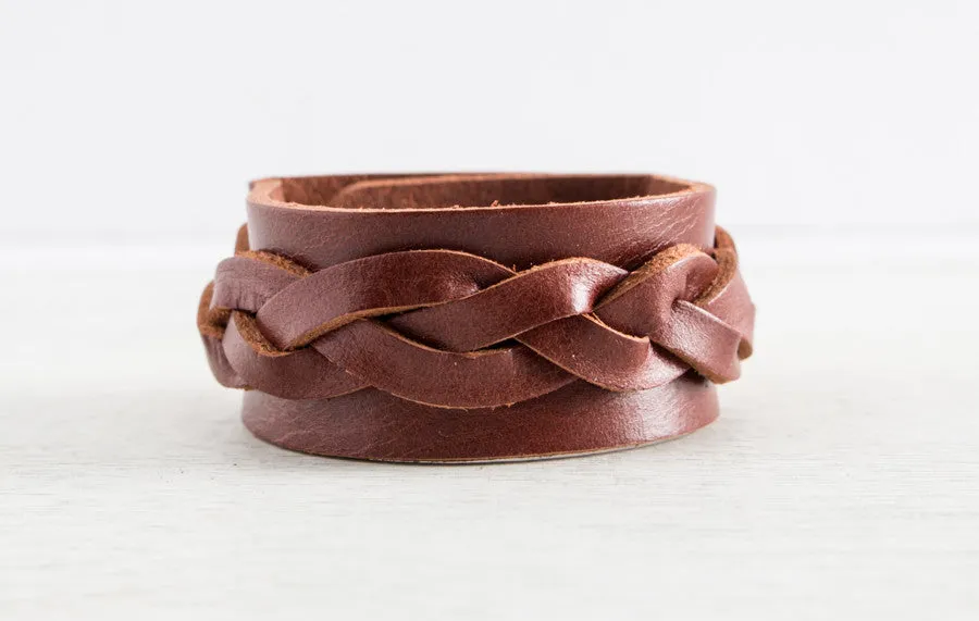 The Braided Leather Bracelet Collection