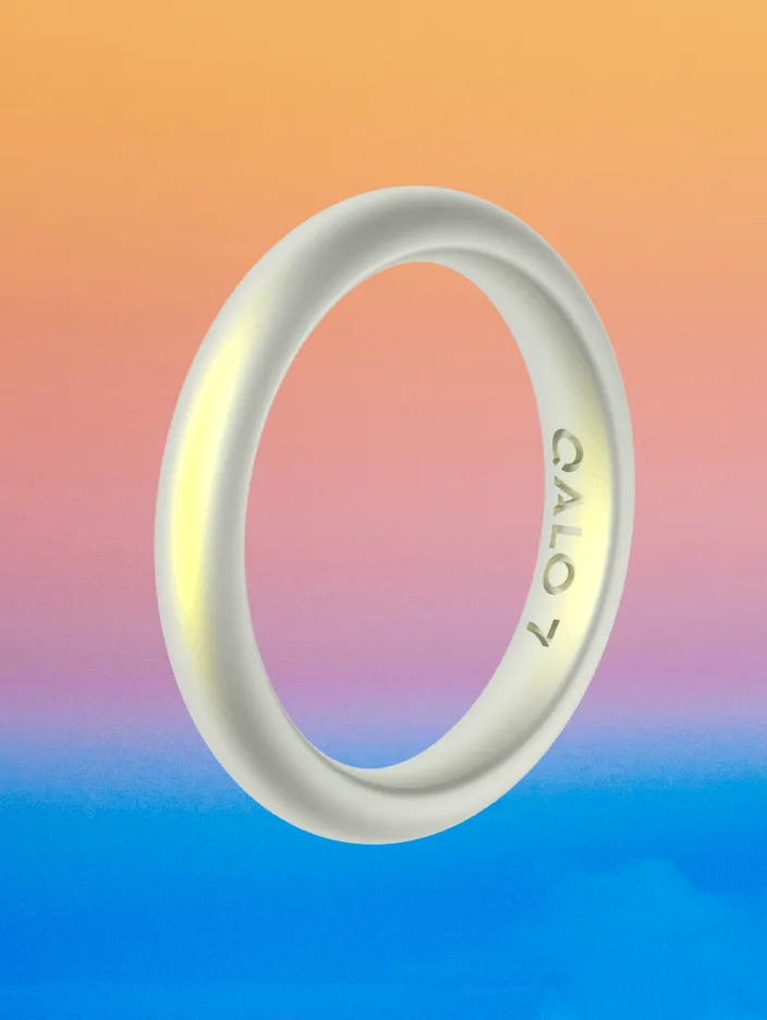 Women's Holographic Classic Stackable Silicone Ring